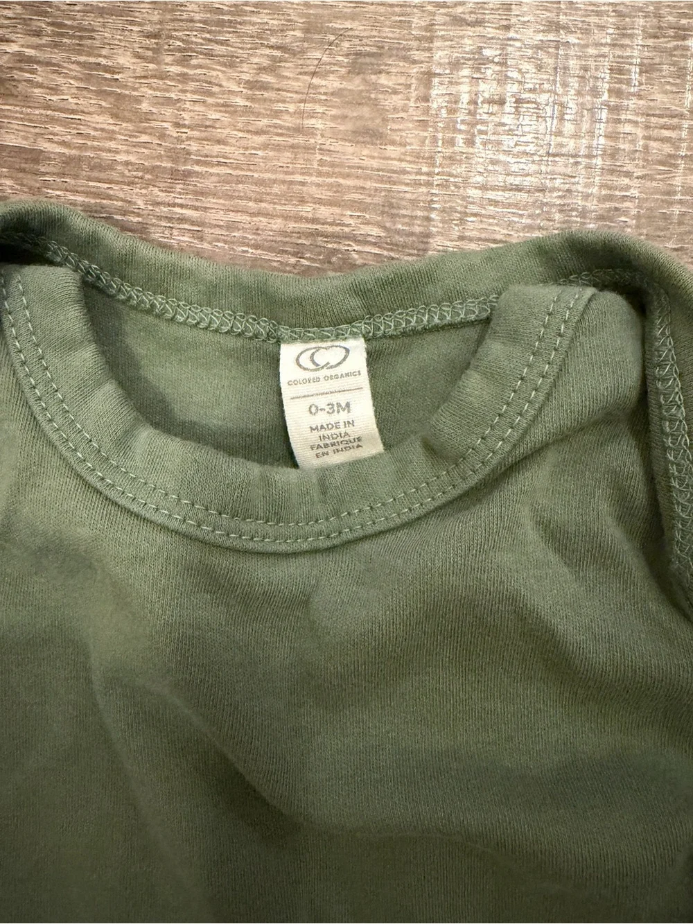 Colored Organics Knot Gown in Olive Green